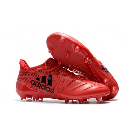adidas red and black boots