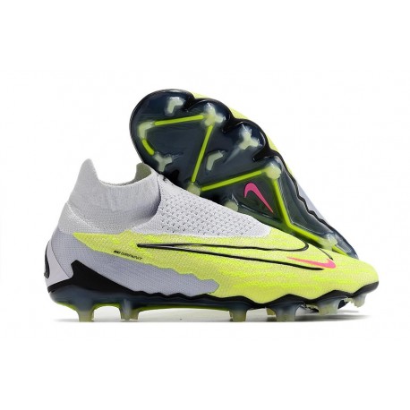 Nike Phantom GX Elite DF FG Play Edition Barely Volt Gridiron Barely Grape