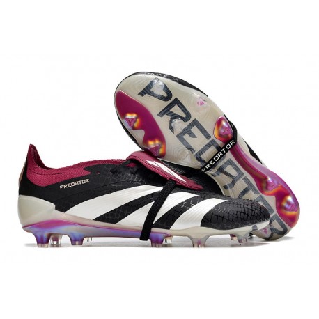 adidas Predator Elite Tongue FG Black White Purple