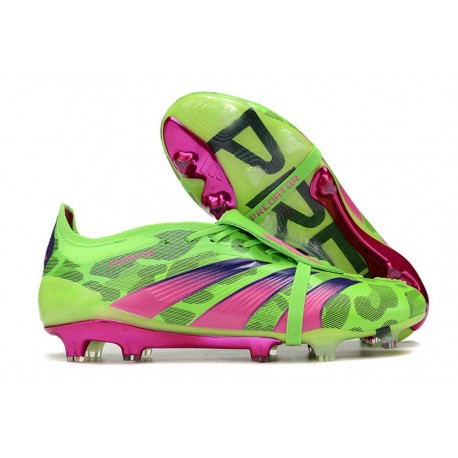 adidas Predator Elite Tongue FG Solar Green Shock Pink Lucid Lemon