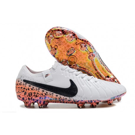 Nike Tiempo Legend 10 Elite Firm Ground White Orange Black