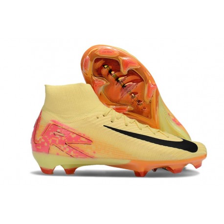 Nike Air Zoom Mercurial Superfly X Elite FG Yellow Black