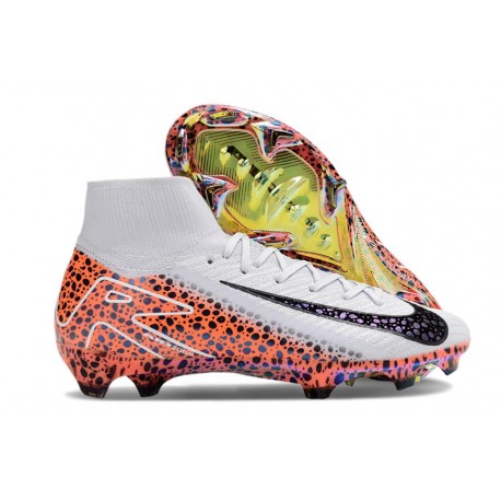 Nike Air Zoom Mercurial Superfly X Elite FG White Black Orange