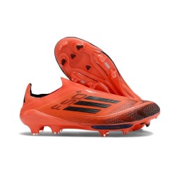 adidas F50 + FG Laceless Boots Red Black