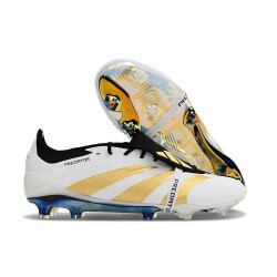 adidas Predator Elite Tongue FG Boots White Gold