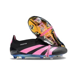 adidas Predator Elite Tongue FG Boots Black Pink