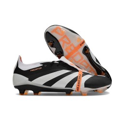 adidas Predator Elite Tongue FG Boots Black White Orange