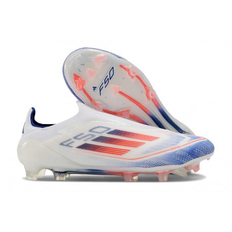 adidas F50 Elite LL FG Ftwr White Solar Red Lucid Blue