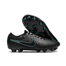 Nike Tiempo Legend 10 Elite Firm Ground Black Deep Jungle