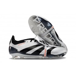 adidas Predator Elite Tongue FG Boots Silver Black