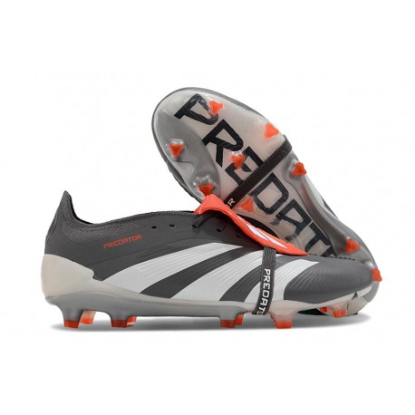 adidas Predator Elite Tongue FG Boots Black White Red