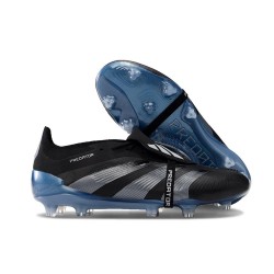 adidas Predator Elite Tongue FG Boots Black Blue