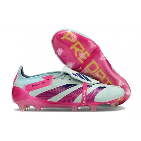 adidas Predator Elite Tongue FG Boots Almost Blue Lucid Pink