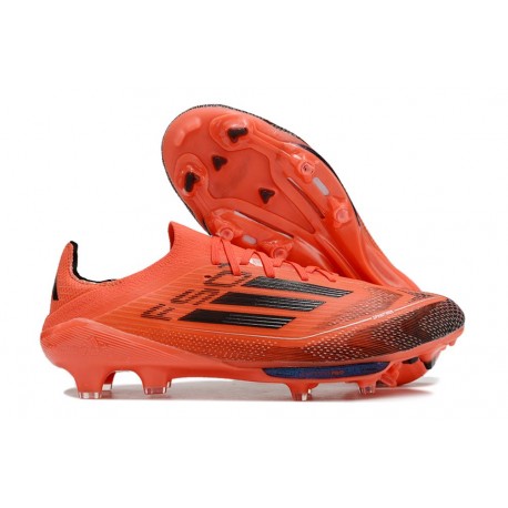 adidas F50+ Elite FG Shoes Turbo Aurora Black Platin Met