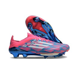 adidas F50+ Elite FG Shoes Solar Blue Ftwr White Pink