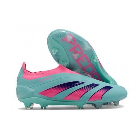 adidas Predator Elite Laceless FG Blue Pink