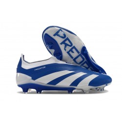 adidas Predator Elite Laceless FG Bright Royal White Bliss Blue