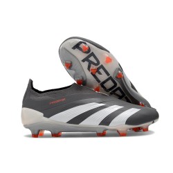 adidas Predator Elite Laceless FG Black White