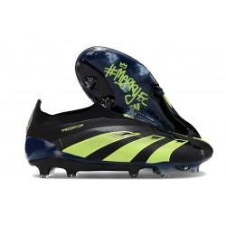 adidas Predator Elite Laceless FG Black Green