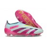 adidas Predator Elite Laceless FG Almost Blue Lucid Pink