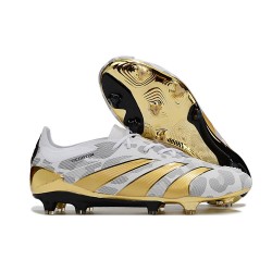 adidas Predator Elite Low FG Gold White Gray