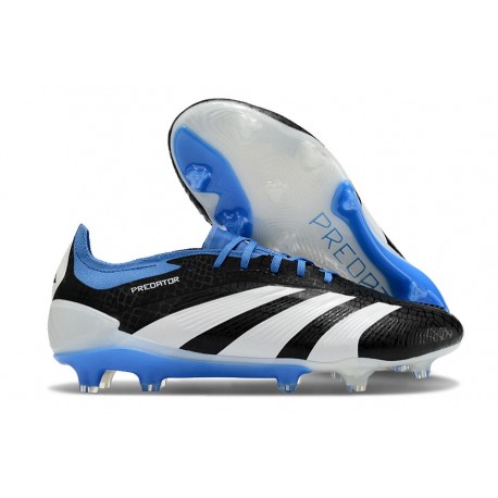 adidas Predator Elite Low FG Black White Blue