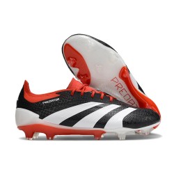 adidas Predator Elite Low FG Black White Red