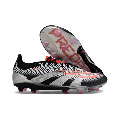 adidas Predator Elite Low FG Black White Orange