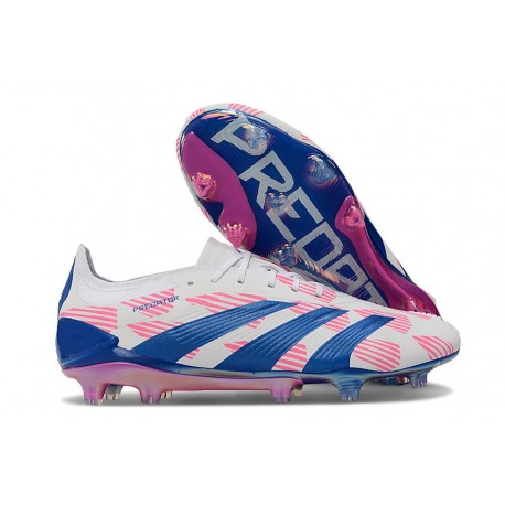 adidas Predator Elite Low FG White Pink Blue