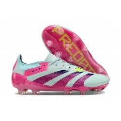 adidas Predator Elite Low FG Almost Blue Lucid Pink