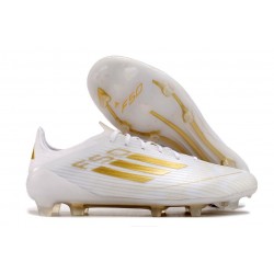 News adidas F50 Elite FG Boot White Golden