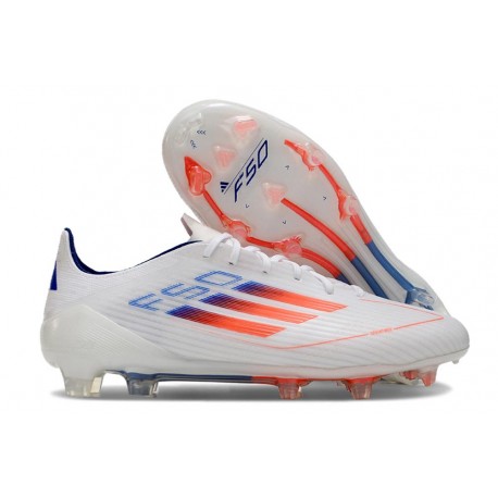 News adidas F50 Elite FG Boot White Red Blue