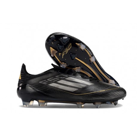 News adidas F50 Elite FG Boot Core Black Iron Met Gold Met