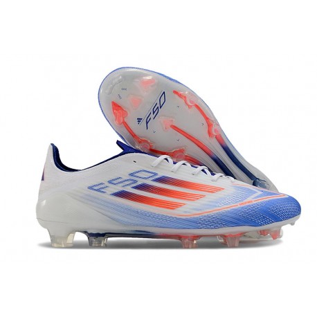 News adidas F50 Elite FG Boot White Blue Red