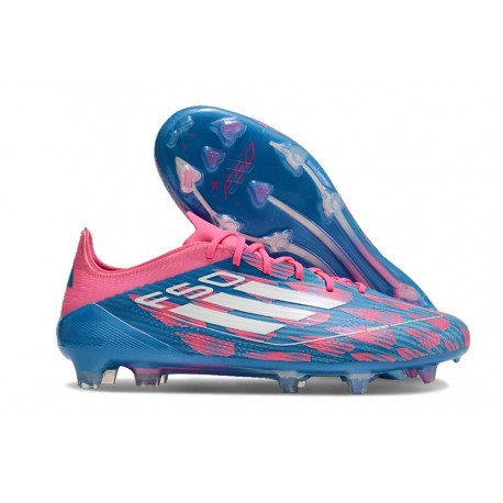 News adidas F50 Elite FG Boot Solar Blue Ftwr White Pink