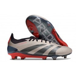 adidas Predator Elite FG Vivid Horizon - Platin Metallic Aurora Black Turbo