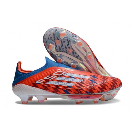 adidas F50 + FG Laceless Boots Red White Blue