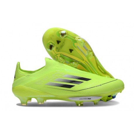 adidas F50 + FG Laceless Boots Solar Yellow Black