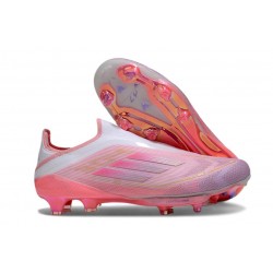 adidas F50 + FG Laceless Boots Pink White