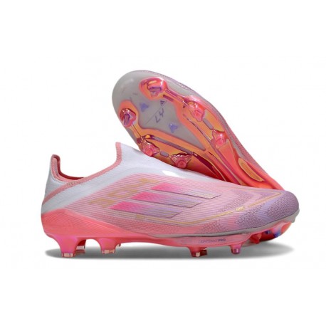 adidas F50 + FG Laceless Boots Pink White