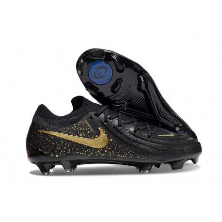 Nike Phantom Luna Elite 2 FG Low-Cut Black Metallic Gold Coin