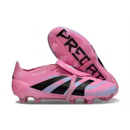 Adidas 25 Predator Elite Foldover Tongue FG Pink Black