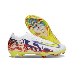 Nike Mercurial Vapor 16 Elite FG Soccer Cleats White Yellow Purple Red