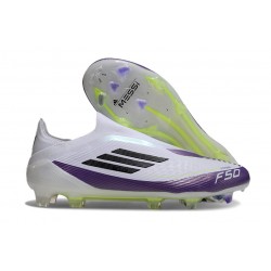 adidas F50 Elite LL FG X MESSI Ftwr White Core Black Unity Purple