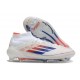 adidas F50 Elite Mid-Cut FG Cleats Ftwr White Lucid Blue Solar Red