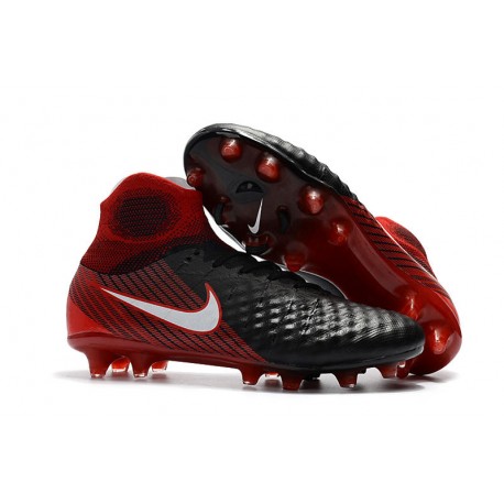 Nike New Magista Obra 2 FG Football Boots Black Crimson