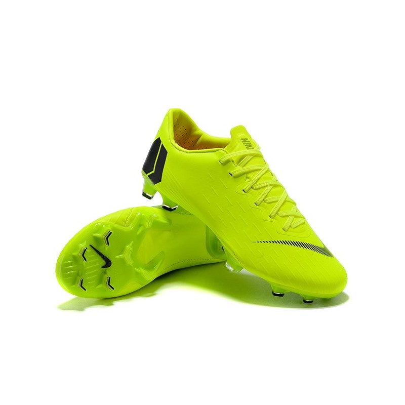 Nike 2018 New Mercurial Vapor XII Elite FG Football Boots Green Black