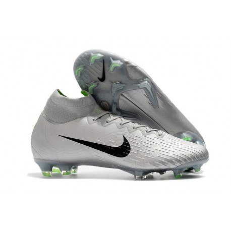 silver nike football boots