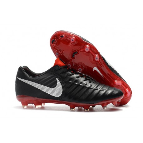 nike tiempo legend black and red