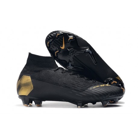 black and gold nike mercurial superfly